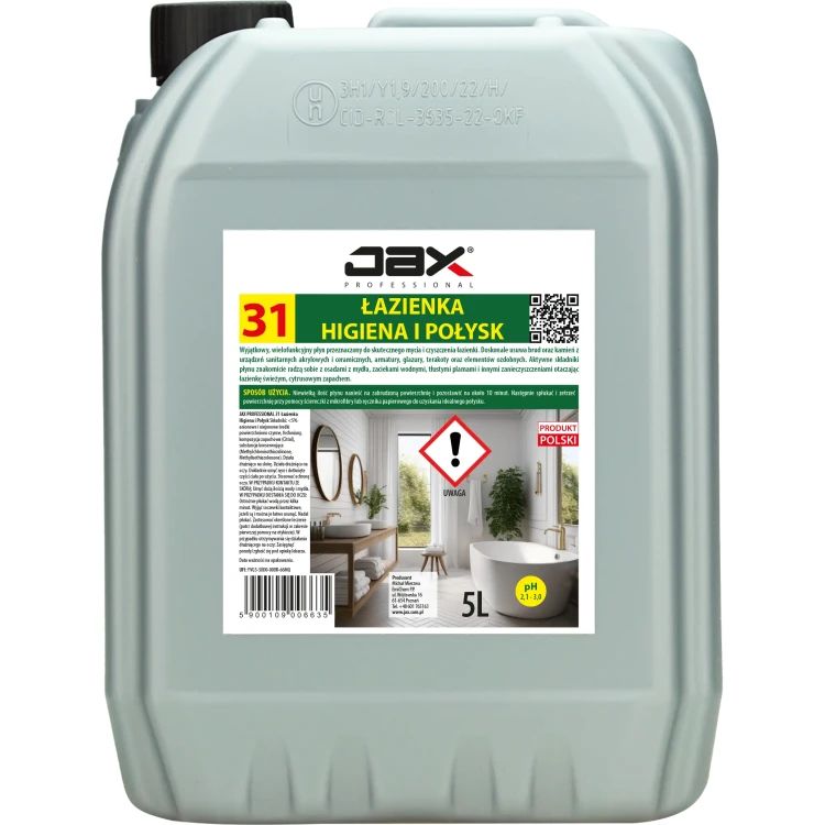 JAX Professional "31" 5л засіб для чищення ванних кімнат